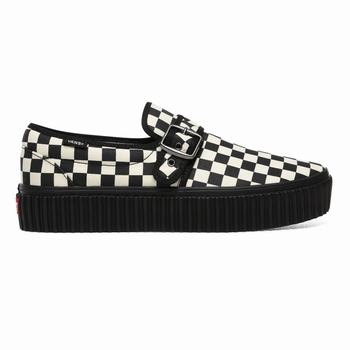 Vans Style 47 Creeper - Naisten Platform kengät - Mustat/Valkoinen